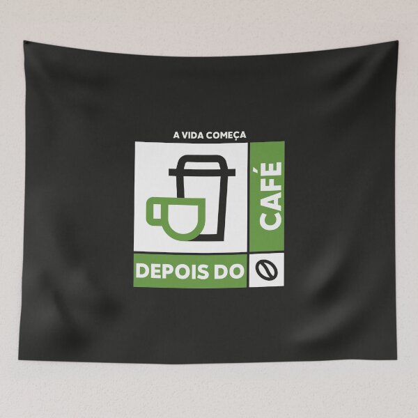 Item preview, UN VIDA COMEÇA CAFÉ DEPOIS DO designed and sold by AladdinMktgs.