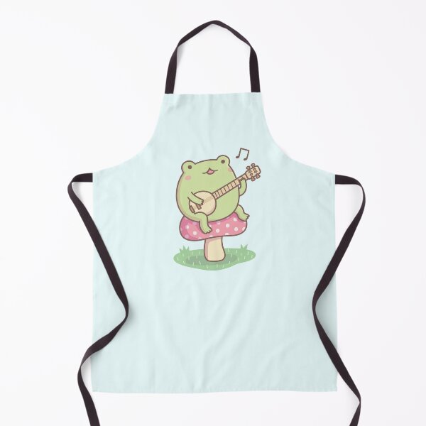 Item preview, Cute Frog Playing Banjo On Toadstool designed and sold by rustydoodle.