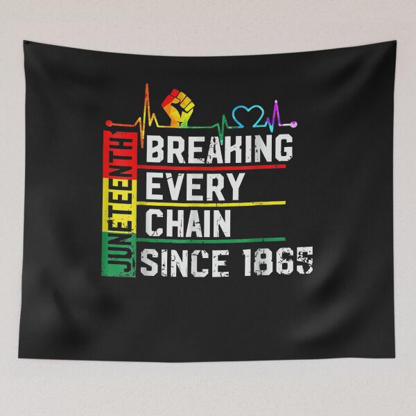 Item preview, Breaking Every Chain Since 1865 Juneteenth Black History T-Shirt designed and sold by Ultimate-Capeto.