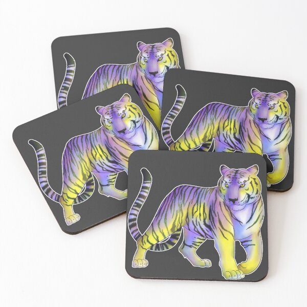 Item preview, Nonbinary Tiger Pride (Transparent) designed and sold by MatchaaMilkTea.