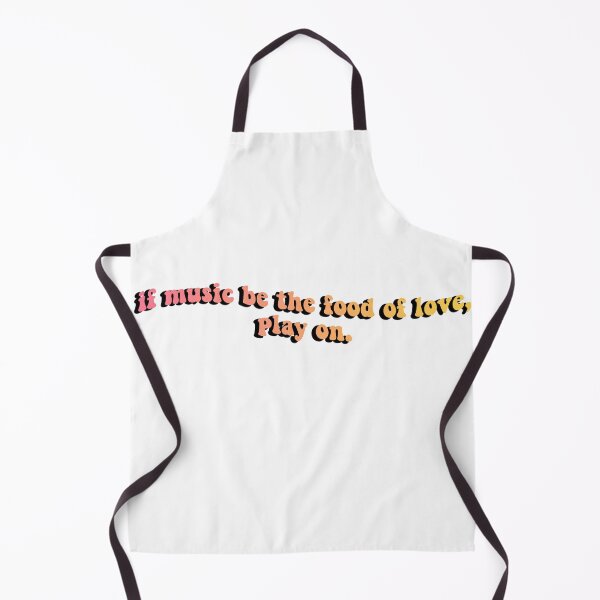Item preview, Twelfth Night Music Be the Food Quote Sticker designed and sold by abbeyrhyne.