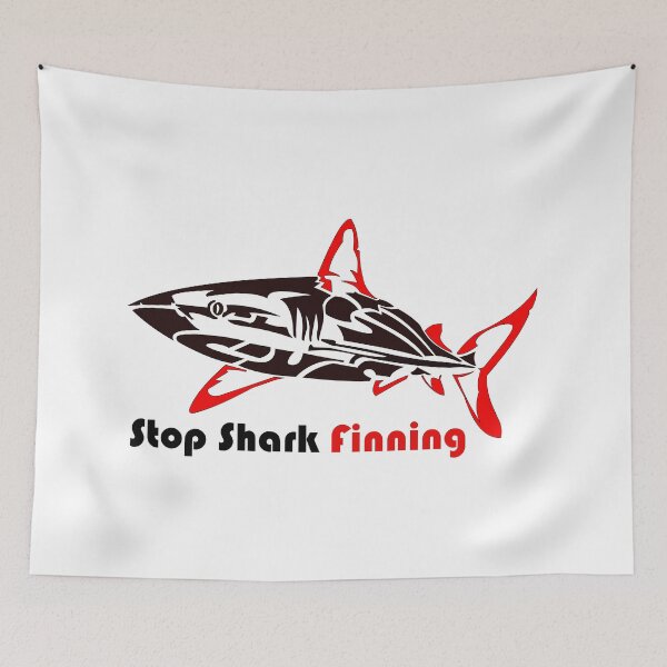Item preview, Copy of Stop the Finning BullShark designed and sold by A-Dube-Thought.
