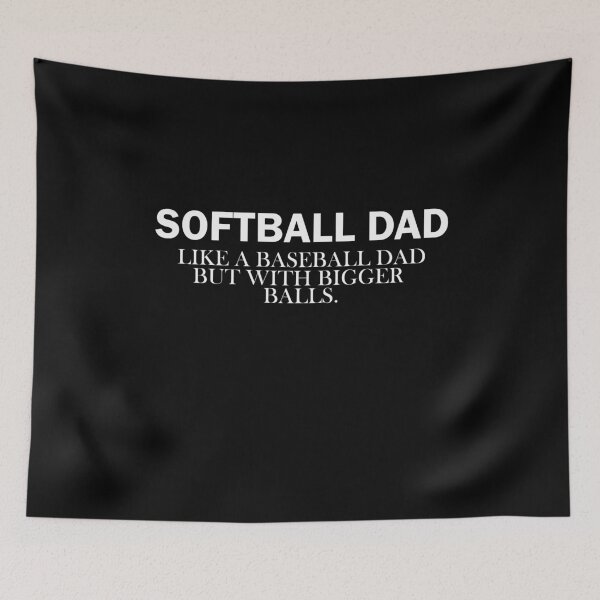 Item preview, Mens Softball dad like a baseball dad but with bigger balls funny designed and sold by ILYASLAM.