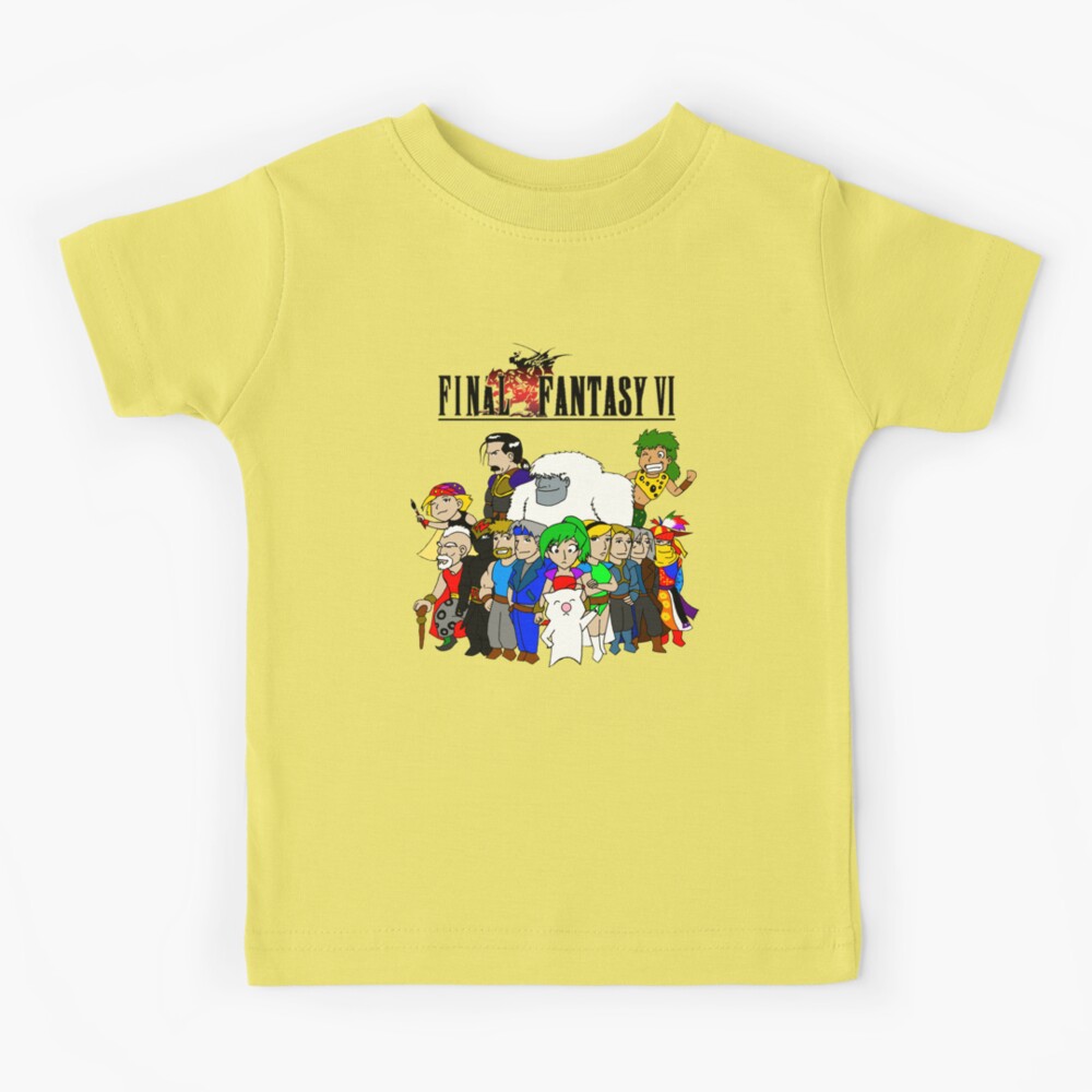 Final Fantasy Characters Kids T-Shirt