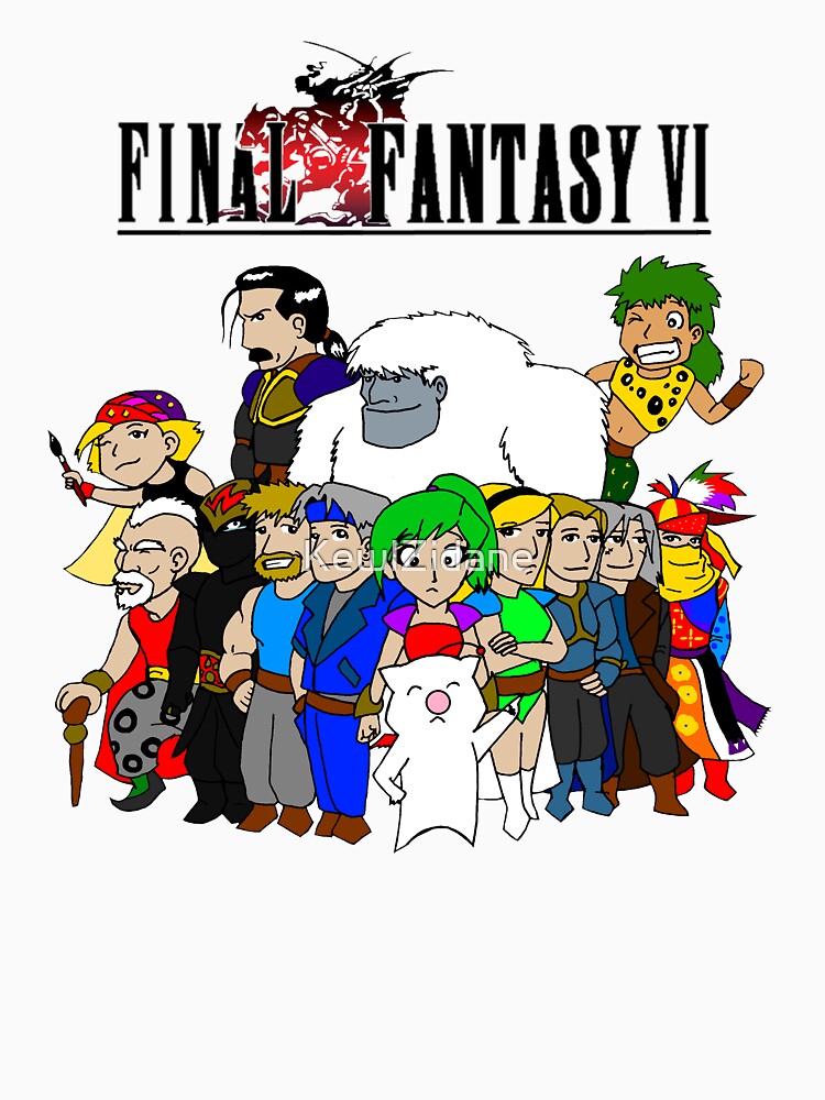 Final Fantasy 6 Characters by KewlZidane