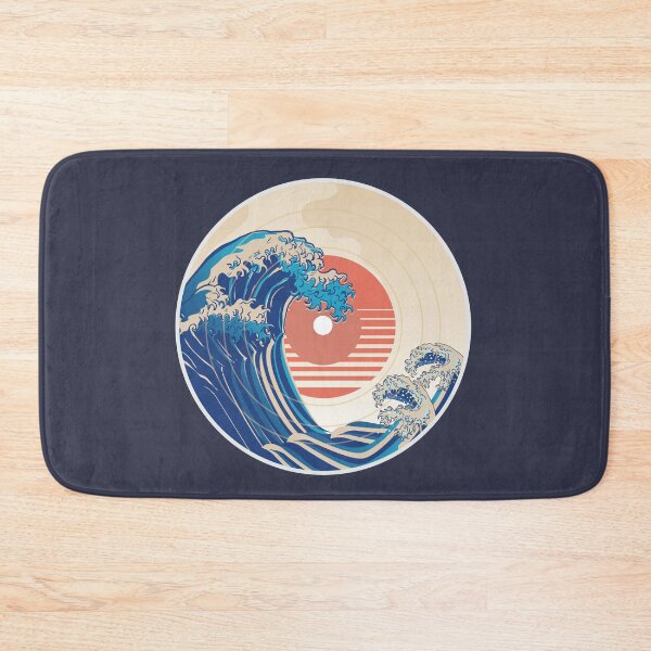 Item preview, Vinyl Record Off Kanagawa | Great Retro Wave designed and sold by artado.