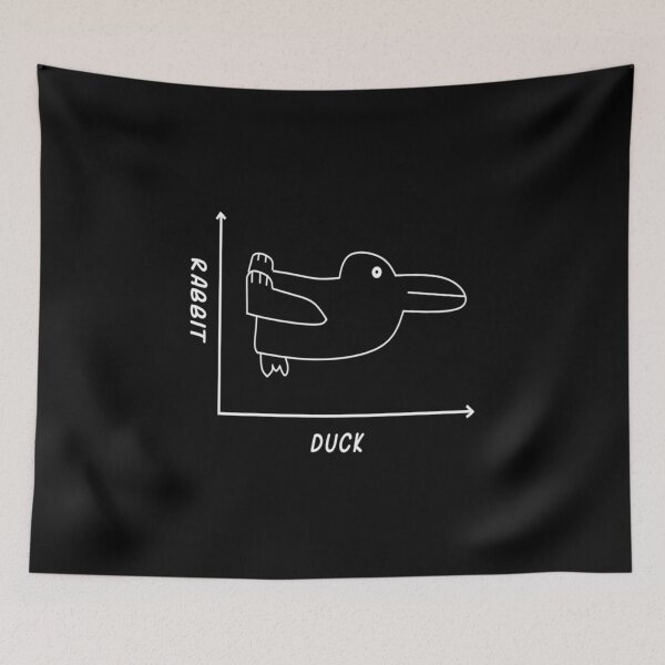Item preview, DuckRabbit Graph  designed and sold by ShayleeFerry.