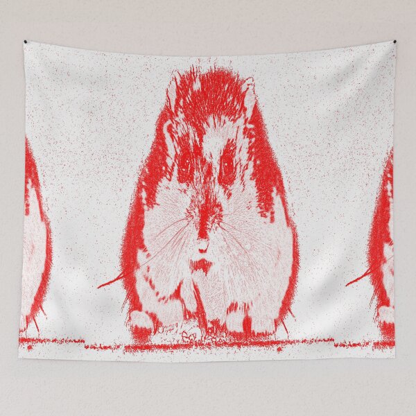 Item preview, Cute Hamster of Supreme Evil Version 4 designed and sold by Black-and-Red.