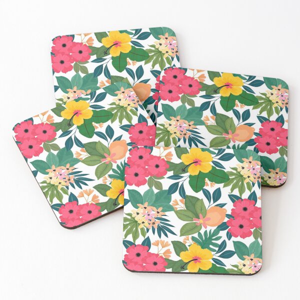 Item preview, Beautiful Bright Tropical Floral designed and sold by pugmom4.
