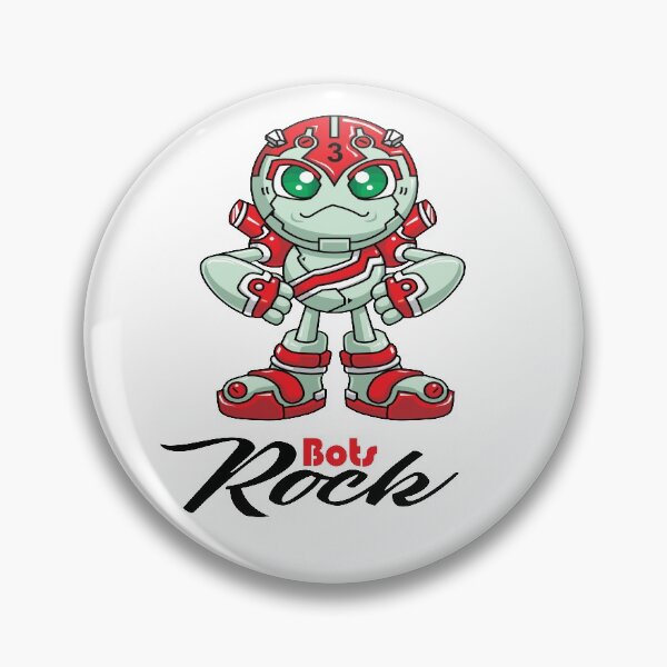 Item preview, Bots Rock Robots I Love Robots designed and sold by ProjectX23.