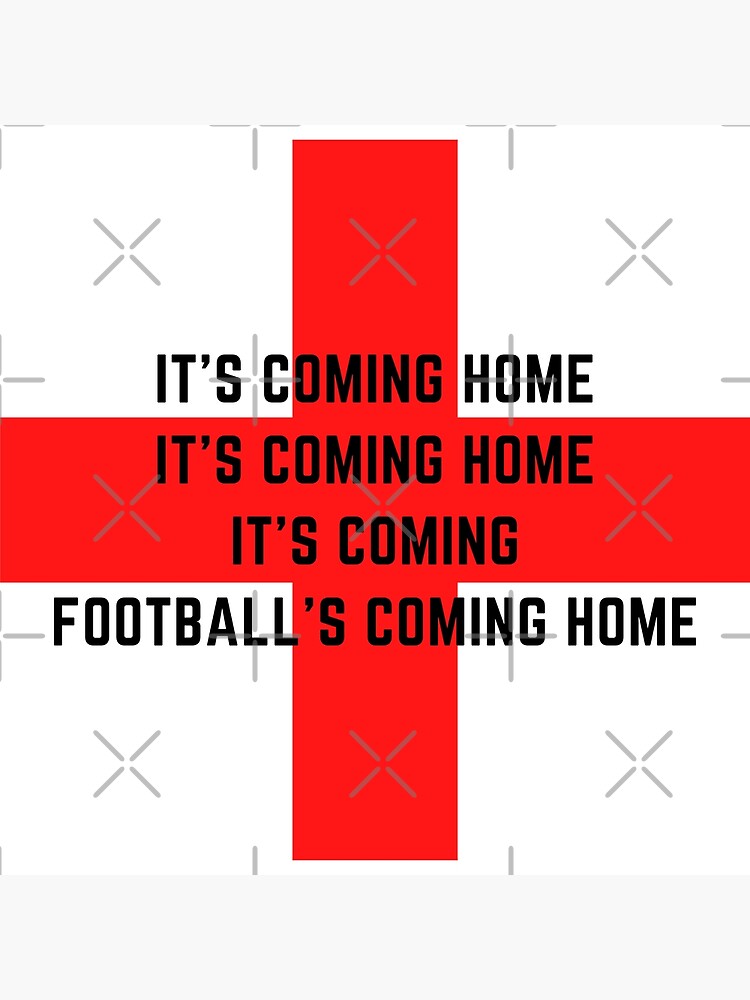 "Football's Coming Home England" Poster by bbatistuta Redbubble