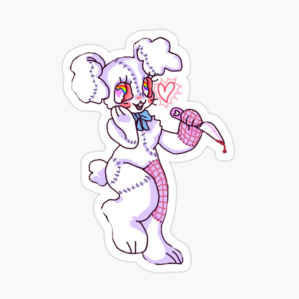 Glitched Vanny Sticker for Sale by BeeSweetPlease