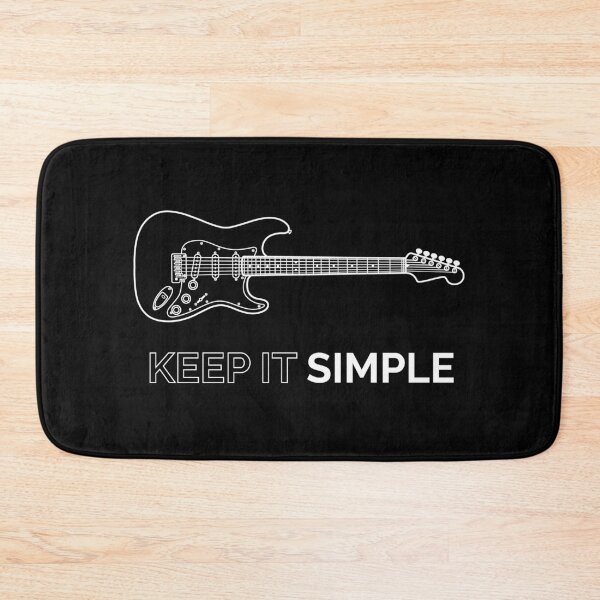 Item preview, Keep It Simple S-Style Electric Guitar Outline designed and sold by nightsworthy.