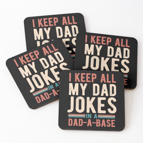 Item preview, I Keep All My Jokes In A Dad A Base Vintage Funny Fathers Joke Pun Humor Quote Gift designed and sold by alenaz.