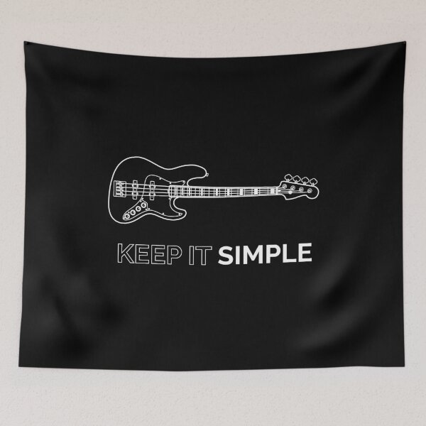 Item preview, Keep It Simple J-Style Bass Guitar Outline designed and sold by nightsworthy.
