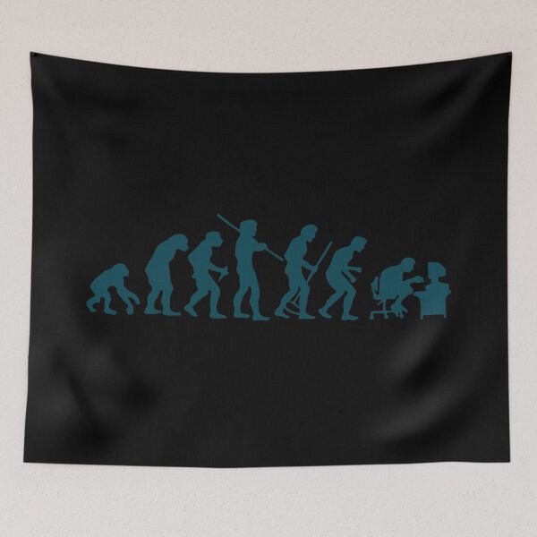 Item preview, Evolution Ape To Geek designed and sold by AngstHyphen.