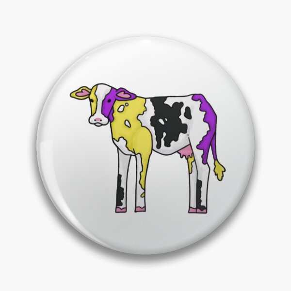 Item preview, Nonbinary Pride Cow designed and sold by savannah-walton.