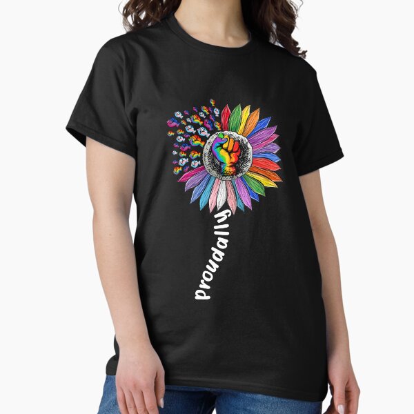 Item preview, Proud Ally Sunflower Fist Trans Gay LGBTQ Pride Month designed and sold by DickersonKaeden.