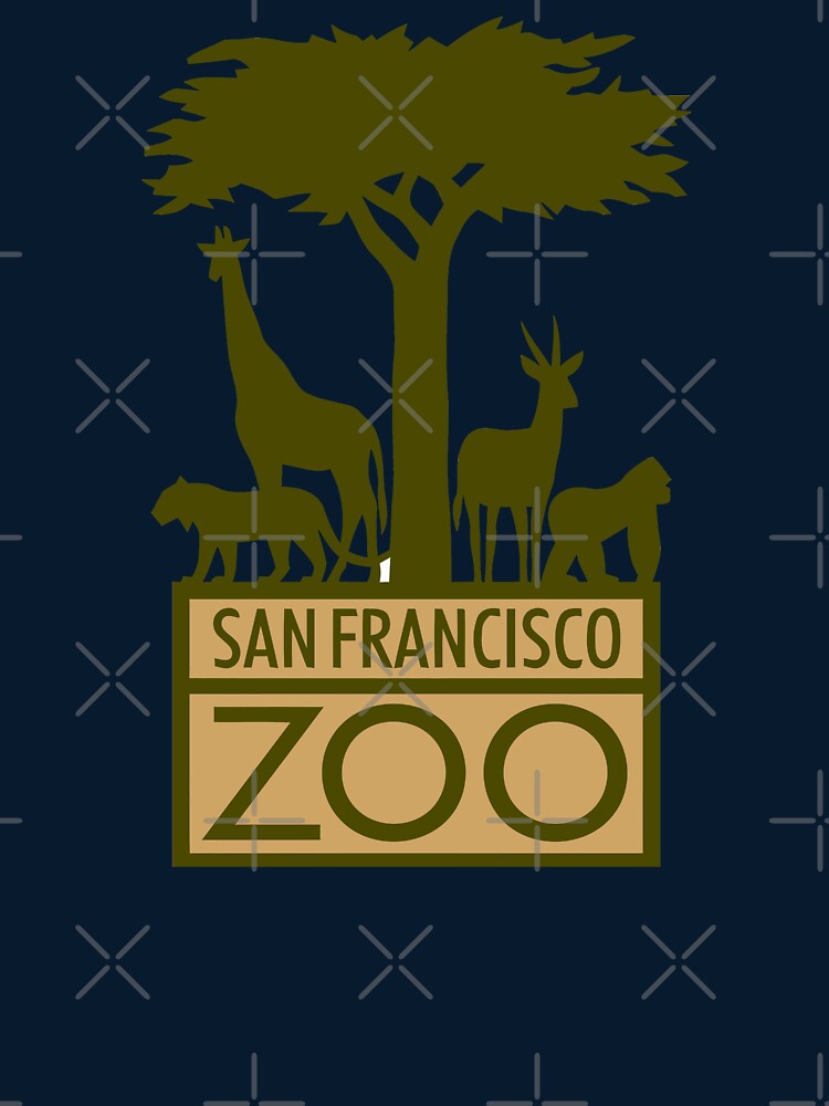 Thumbnail 5 of 5, Zipped Hoodie, Zoo in San Francisco Logo1 designed and sold by Traveland.