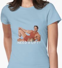Arnold Schwarzenegger - Need A Lift? Women's Fitted T-Shirt