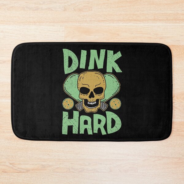 Item preview, Dink Hard, Funny Pickleball Skull with Crossed Paddles designed and sold by Dan66.