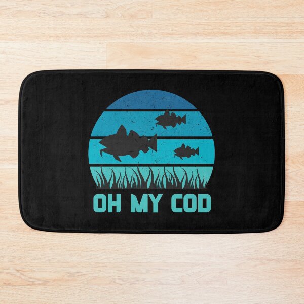 Item preview, Oh my Cod Funny Fishing Fish Pun designed and sold by Ensjodesigns.