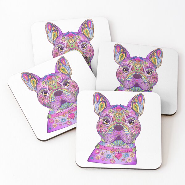 Item preview, Flower power pug designed and sold by Zela.