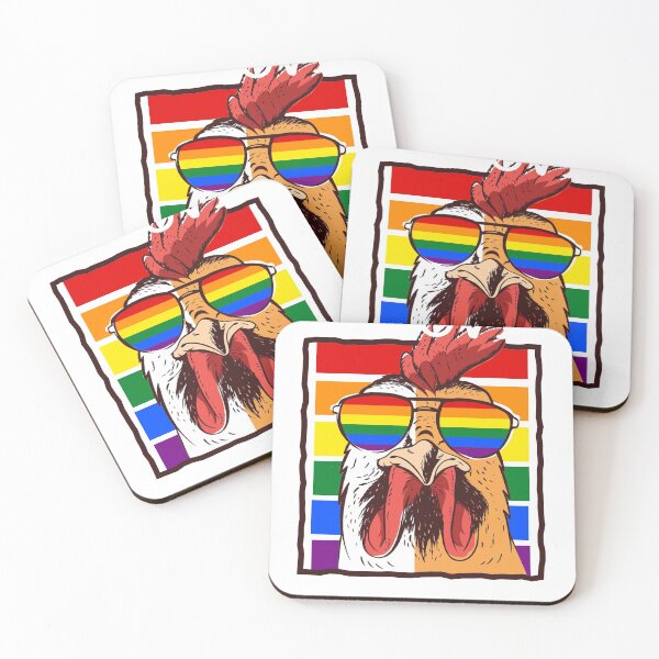 Item preview, Mens I Love Peckers Funny Gay LGBT Rainbow Chicken Dad designed and sold by MckinneAshanti.