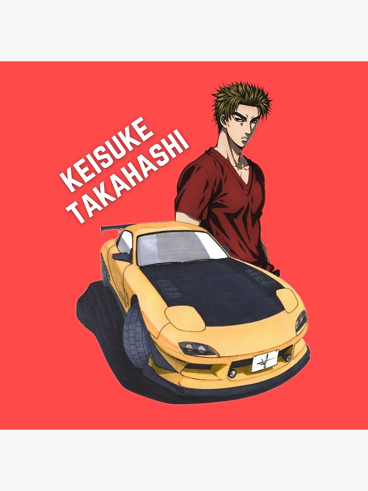 Initial D Keisuke's Red Sun to Project D Mazda RX7 FD3S 