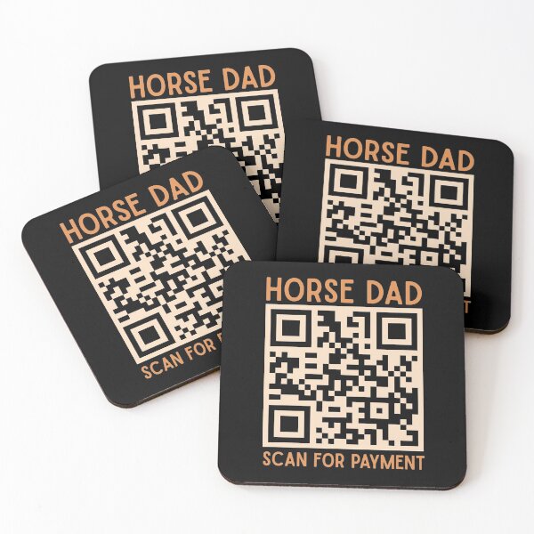 Item preview, Horse Dad Scan For Payment Funny Quote Vintage Style Gift for Fathers Day designed and sold by alenaz.