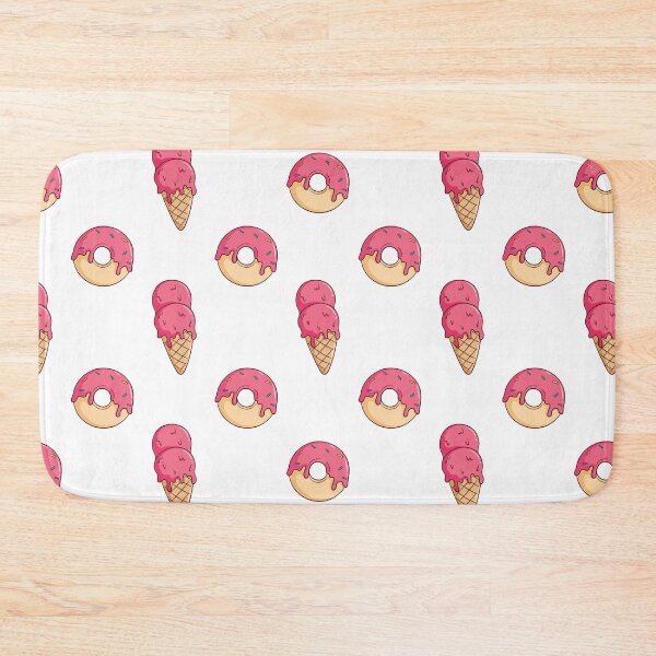 Item preview, Hand Drawn Dessert Ice Cream Cone Seamless Pattern designed and sold by Peekonet.