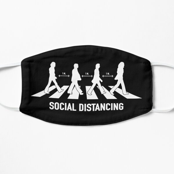 Abbey Road Social Distancing Flat Mask