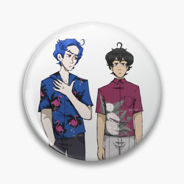 Item preview, adam and tadashi official art sticker designed and sold by rylsart.