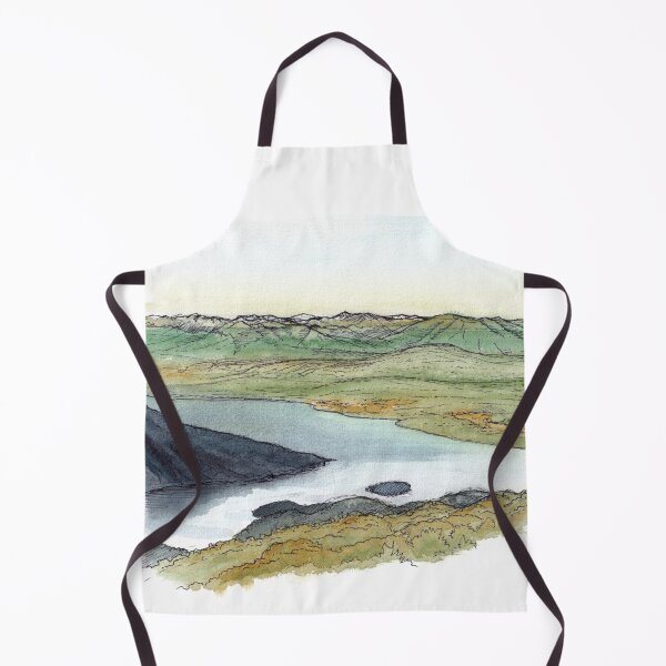 Item preview, Lake Te Anau from Luxmore Hut - Kepler Track Watercolour designed and sold by Tom Napper Design.