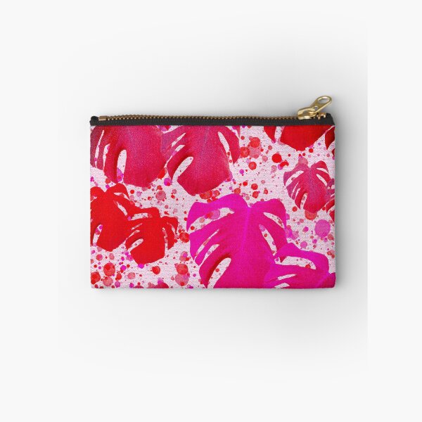Item preview, Monstera Leaves Tickled Pink designed and sold by PoppyPod.