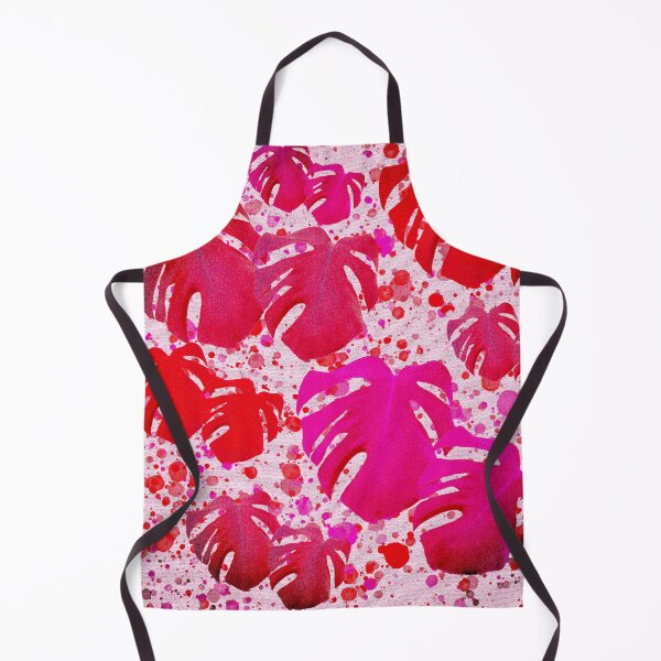 Item preview, Monstera Leaves Tickled Pink designed and sold by PoppyPod.