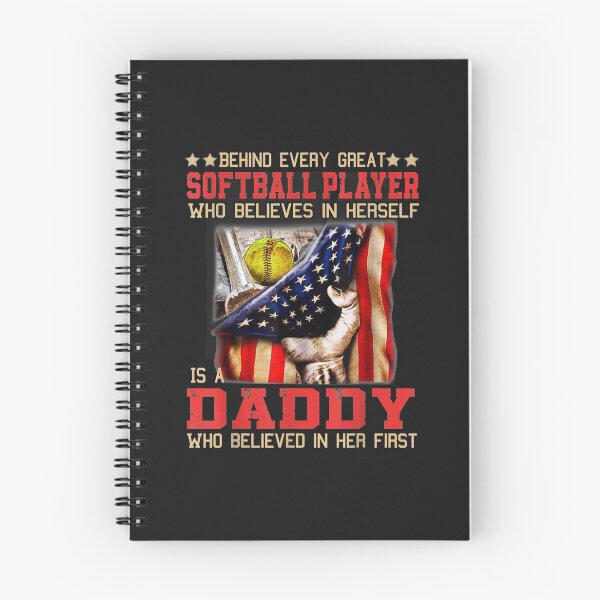 Item preview, Behind every great SOFTBALL PLAYER who believes is DADDY designed and sold by cindykz32bon.