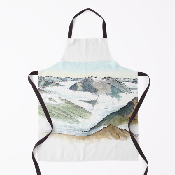 Item preview, Mt Luxmore Summit View - Kepler Track Watercolour designed and sold by Tom Napper Design.