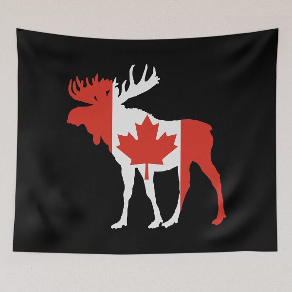 Item preview, Canada Day Moose designed and sold by ArtEntwined.