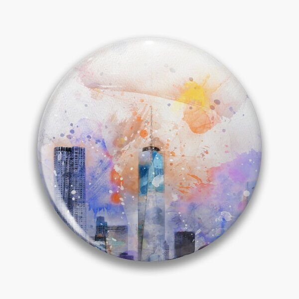Item preview, Watercolor Manhattan designed and sold by Elisabeth Lucas.