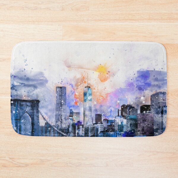 Item preview, Watercolor Manhattan designed and sold by Elisabeth Lucas.