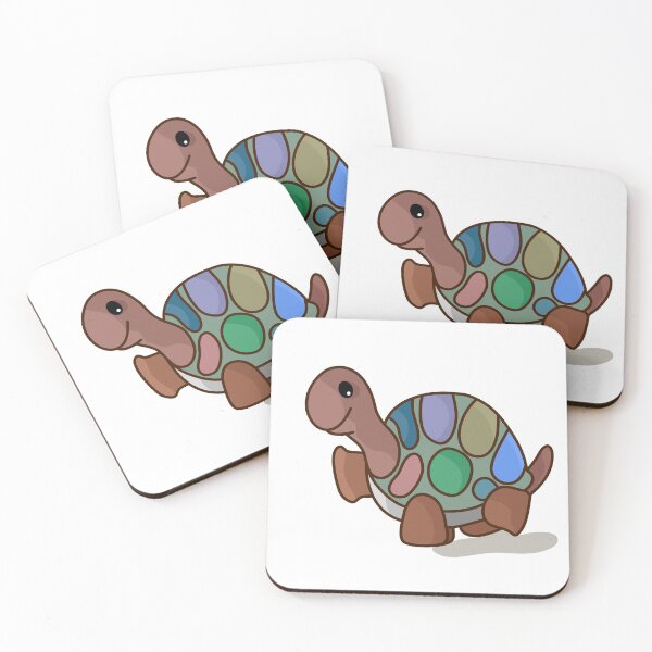 Item preview, Cute turtle colorful in working and smile on white background designed and sold by WP-7824.