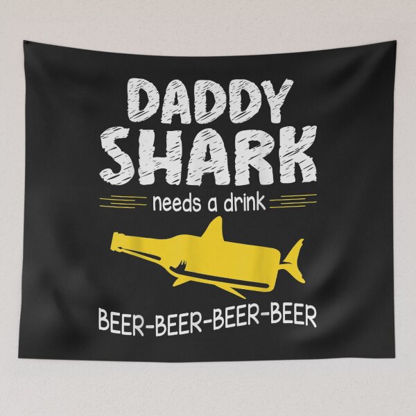 Item preview, Daddy Shark Needs A Drink Beer Happy Father Day Dad Drinker designed and sold by cindykz32bon.