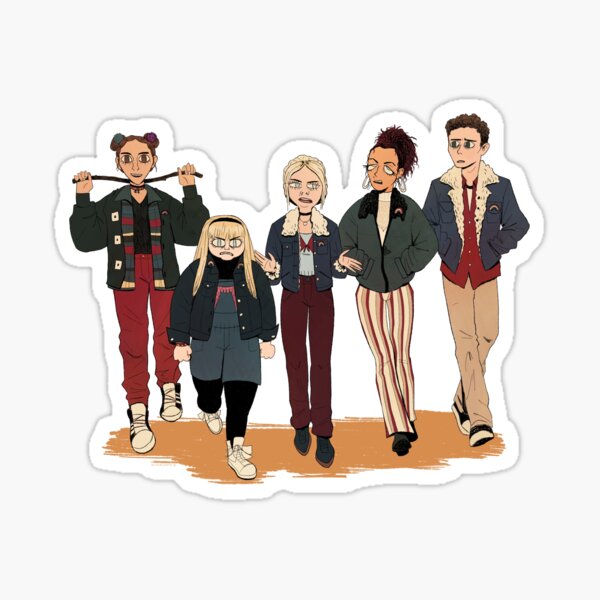 Vista previa del artículo con la obra «Derry Girls», diseñado y vendido por catpotion.