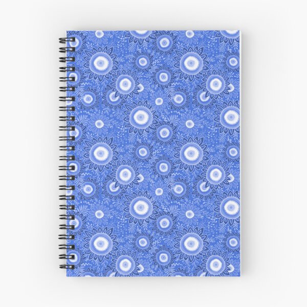 Item preview, Retro Daisy Meadows - Azul de verano designed and sold by Squarebird.