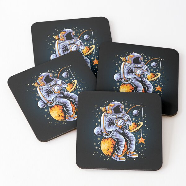 Item preview, Illustration Astronauts Fishing Stars designed and sold by Peekonet.