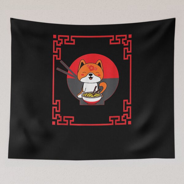Item preview, Fox Leaves Ramen Gift  designed and sold by sheilase.