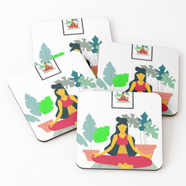 Item preview, yoga ?‍♂️ t-shirt | yoga lady poster  designed and sold by KARTICK DUTTA.