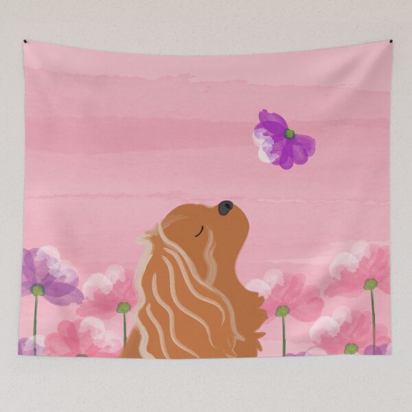 Item preview, Romantic Cavalier King Charles Spaniel - Ruby  designed and sold by Lulupainting.