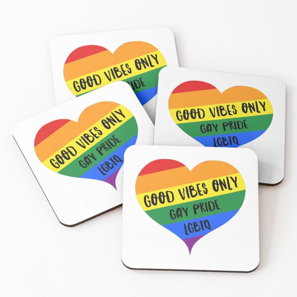 Item preview, Pride Rainbow Heart | Lesbian Gay Bisexual Transgender LGBTQ | Good Vibes Only designed and sold by Rocketman2017.